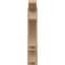 Ekena Millwork 6-in W x 22-in D x 34-in H Balboa Slat Rough Cedar Woodgrain TimberThane Outlooker, Primed Tan OUTUR060X22X34BOA24RCPR - alternate 3